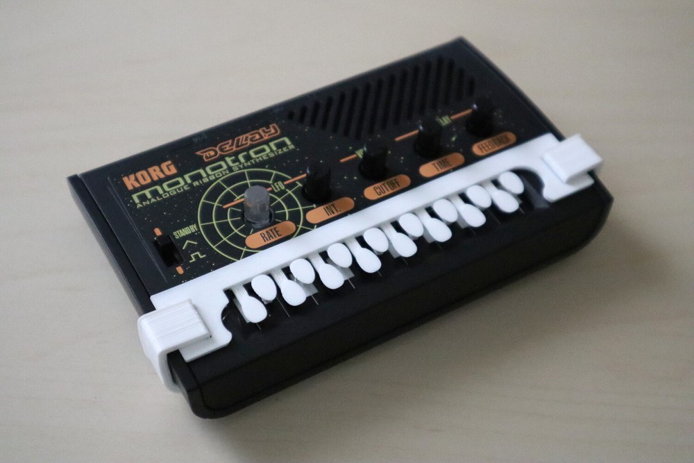 3D printed keyboard for Korg Monotron, Duo, Delay