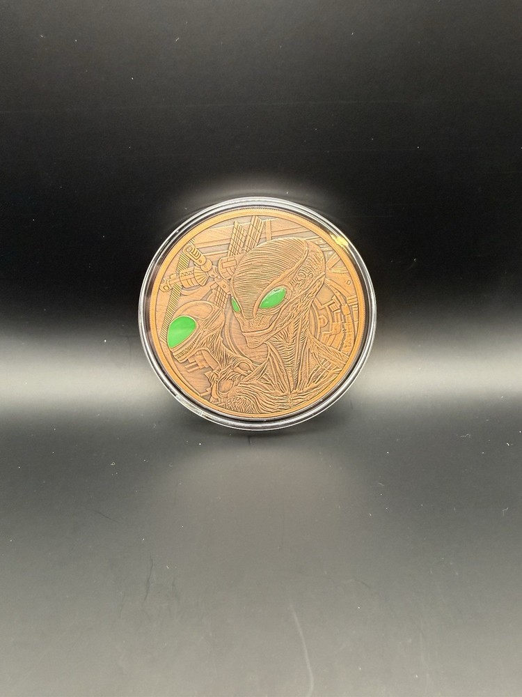 Alien 5oz Copper Coin