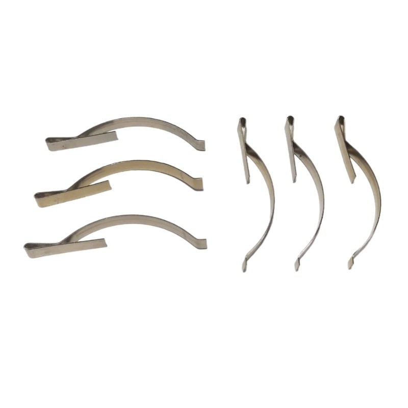 100pcs Flat Window Spring Clips Steel Corner Clip for Stabilizing Screen Window