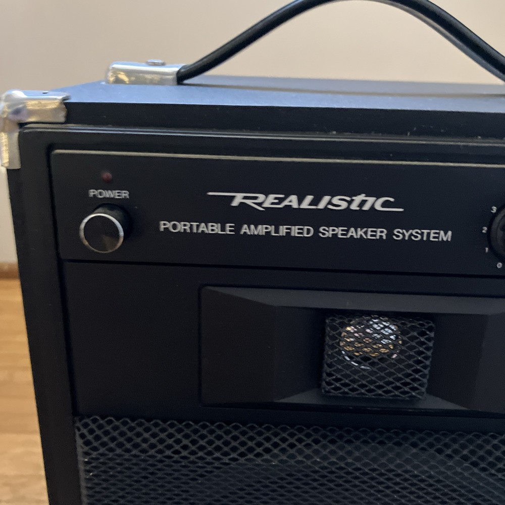 Realistic Portable Amplified Speaker System MPS-20