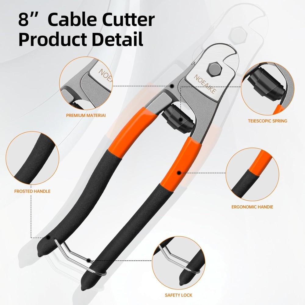 3-Pack Bolt Cutters Set,14" Heavy Duty Cutter,8"Small Bolt...