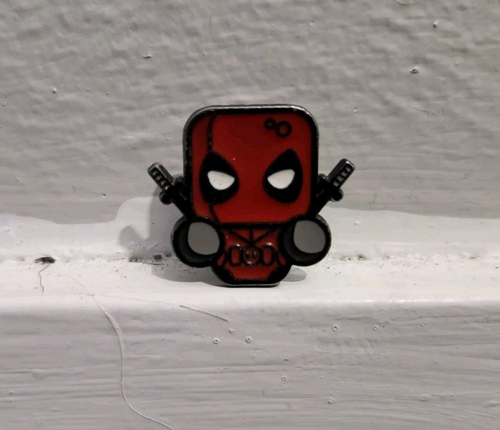 Deadpool Enamel Die Cut Pins New - Cute