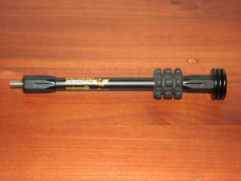 Bee Stinger MicroHex 8" Stabilizer in Matte Black- B Stinger