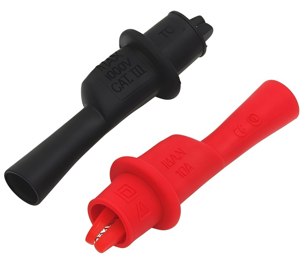 Lightweight Insulated Alligator Clips - Essential for Safe Electrical Testing