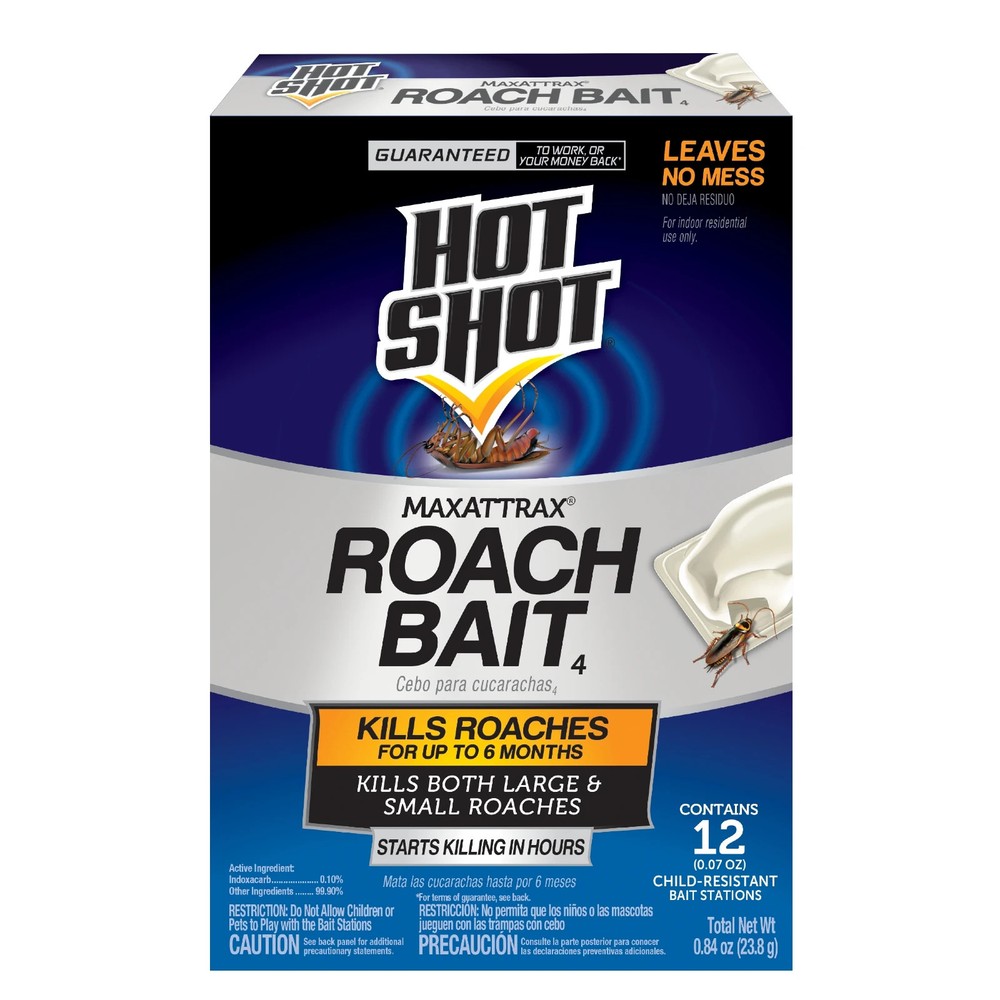 Hot Shot MaxAttrax Roach Bait Stations (12-Count)