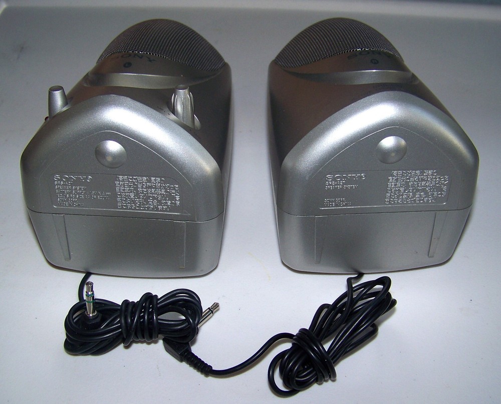 Sony Model SRS-A27 Computer Desktop Laptop Speakers PC Gaming