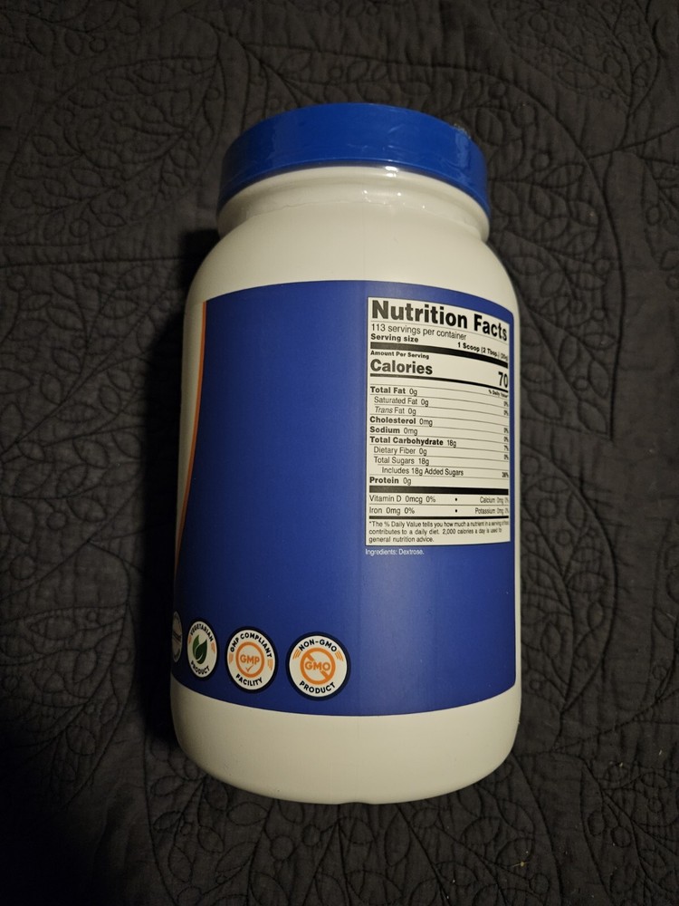 Dextrose, Unflavored, 5 lb (2,268 g)