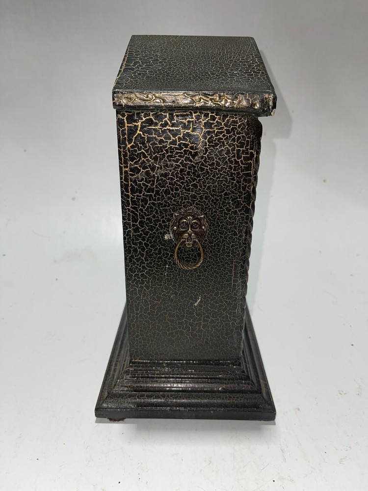 Floral Face Mantle Clock Stellar Condition! WORKS GREAT!