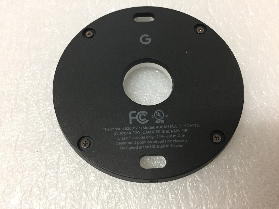 Google Nest Learning Thermostat Wire Base 3rd Generation A0013 { UNTESTED