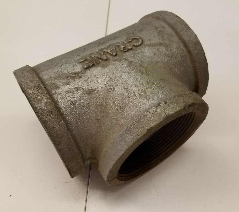 Crane 3-1/2" Standard Galvanized Tee