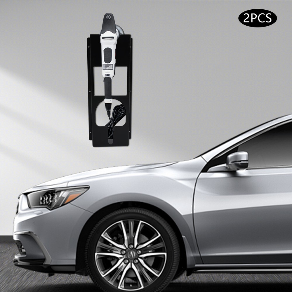 Polisher Holder, Wall-mounted Polisher Holder, 2 PCS Polisher Racks Rectangular