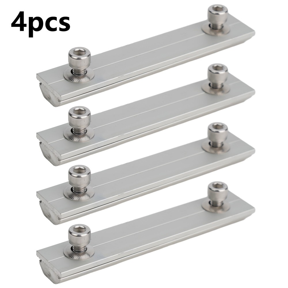 ,Aluminium Solar Module Rails Profile Connectors Mounting Connection
