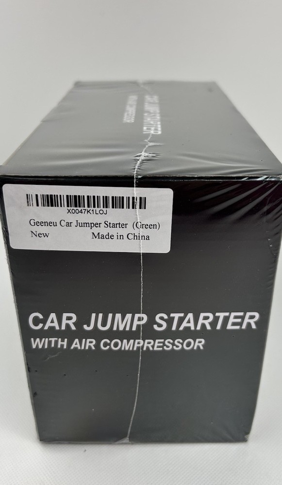 Jump Starter with Air Compressor- Green