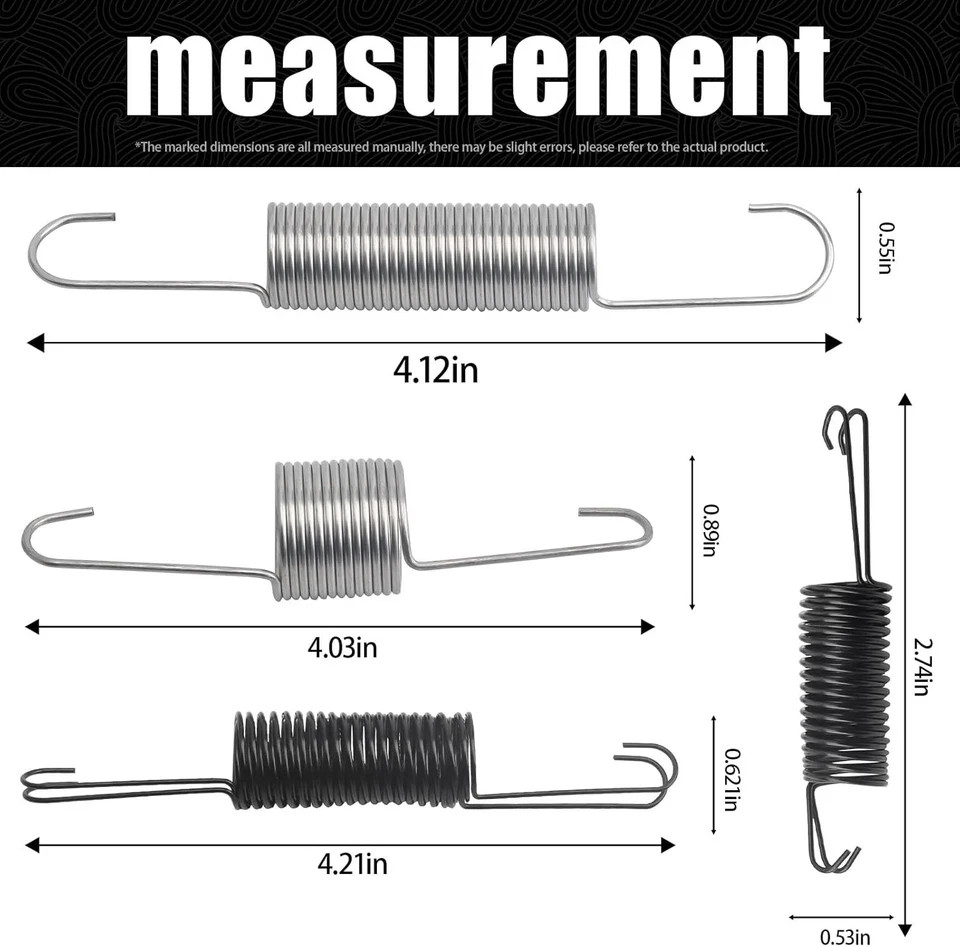 Throttle Return Spring Assortment, Universal Carburetor Return Dual Spring (Comp