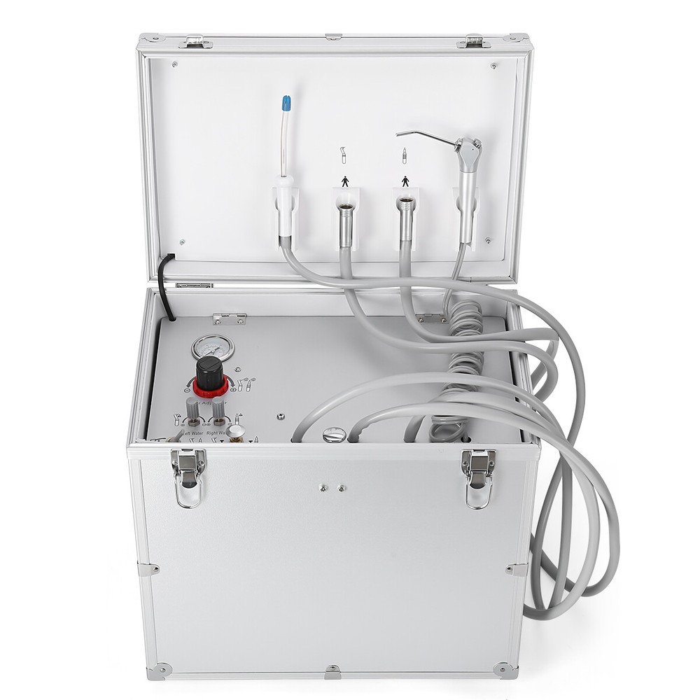 Dental Mobile Portable Delivery Unit Air Compressor /Lab Vacuum Forming Machine