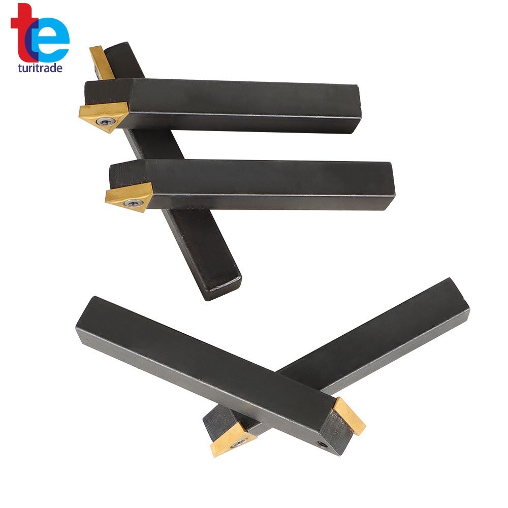 5 Pack 1/2" Carbide Indexable Turning Tool Lathe Tool Bit With Carbide Inserts