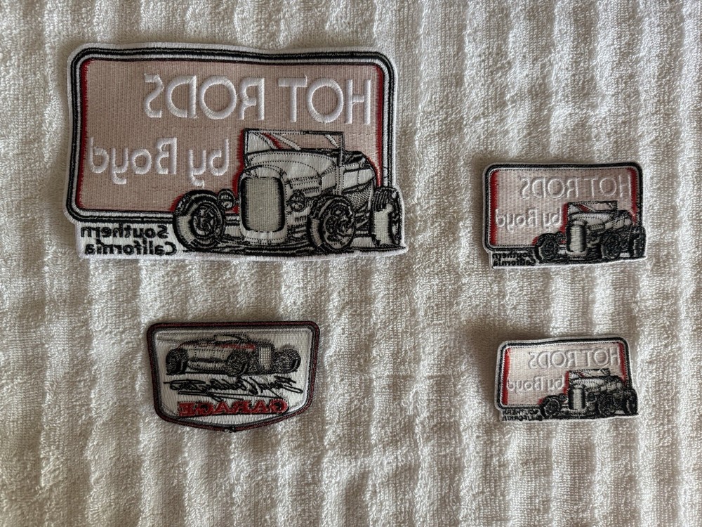 Boyd Coddington Hot Rods By Boyd Embriodered Patch Collection