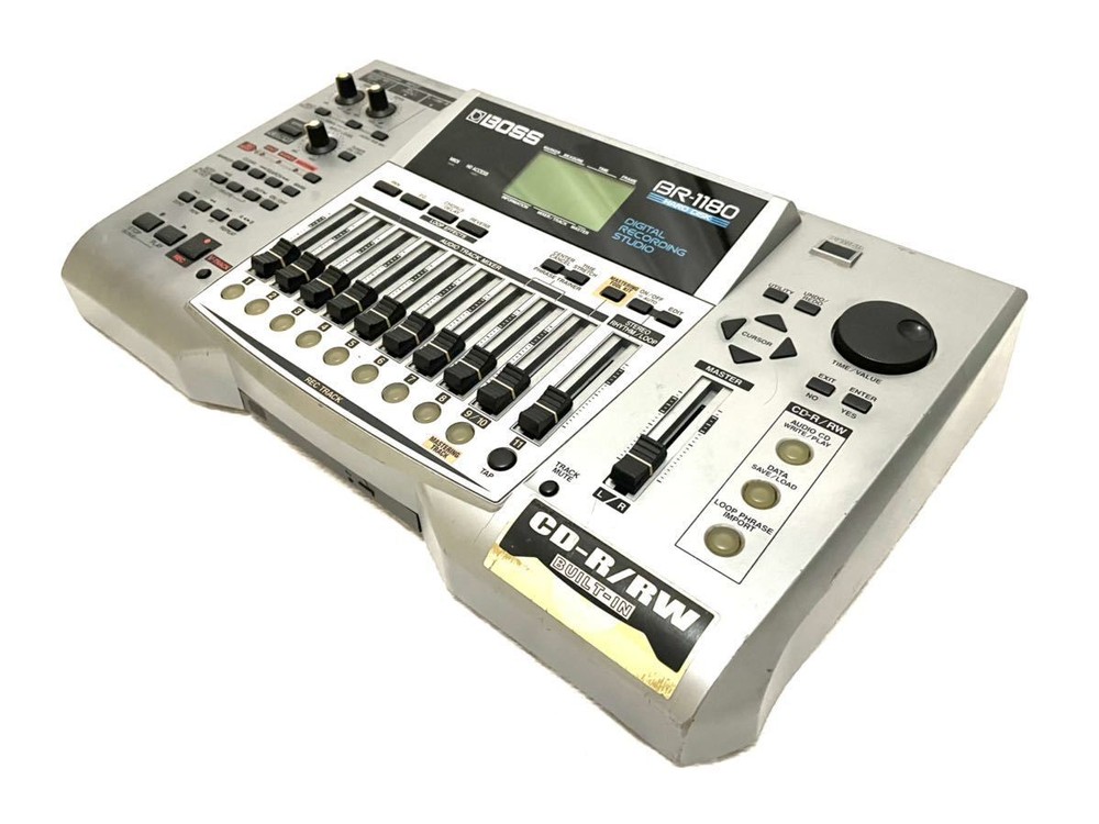 BOSS BR-1180 CD Digital Recording Studio Multi Track Recorder Tested
