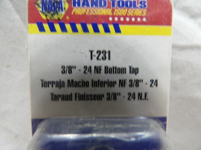 3/8" - 24 NF Bottom Tap T-231