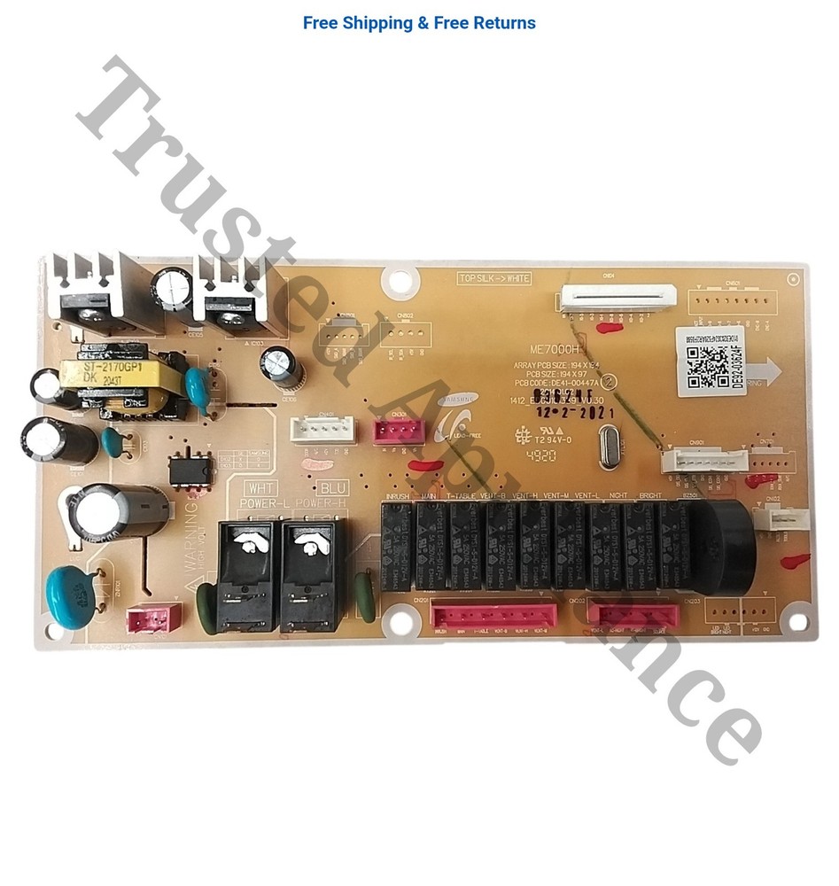 Samsung DE92-03624F PCB Main Microwave Control Board