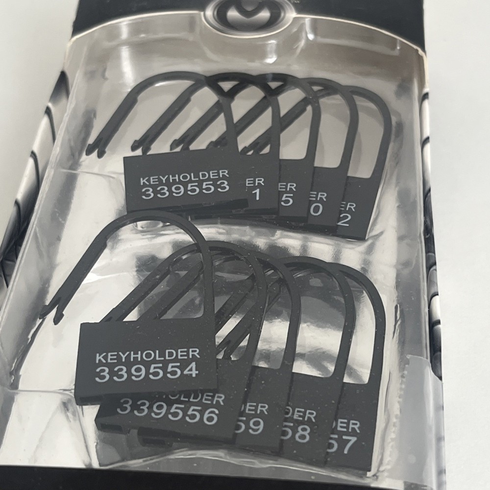 Master Series Keyholder 10 Pack Numbered Plastic Chastity Locks