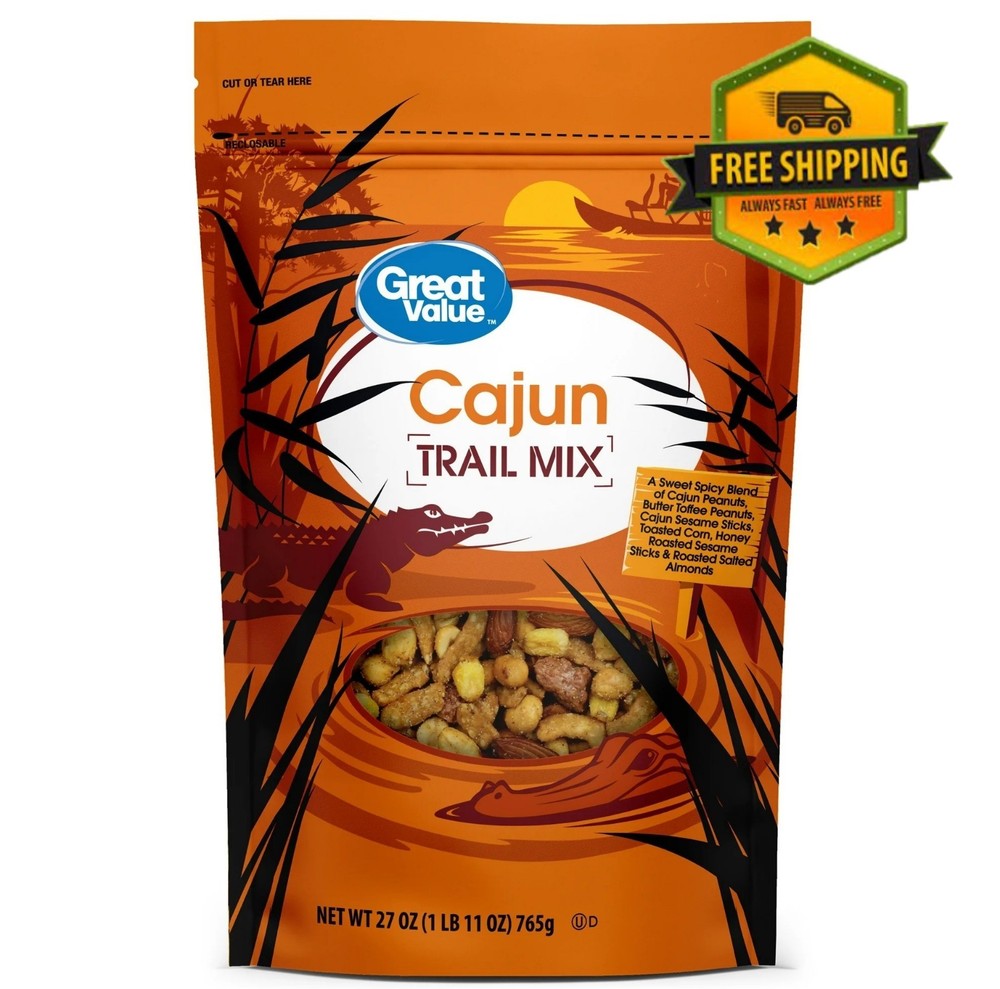 Great Value Cajun Snack Mix, 27 oz