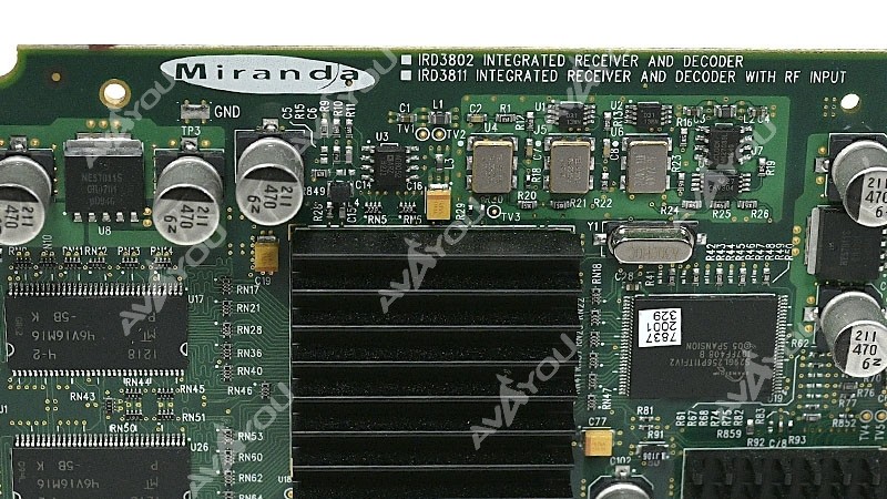 Miranda GV IRD-3802 MPEG Decoder with ASI and GigE IP Inputs OPT: PROBE +3DRP