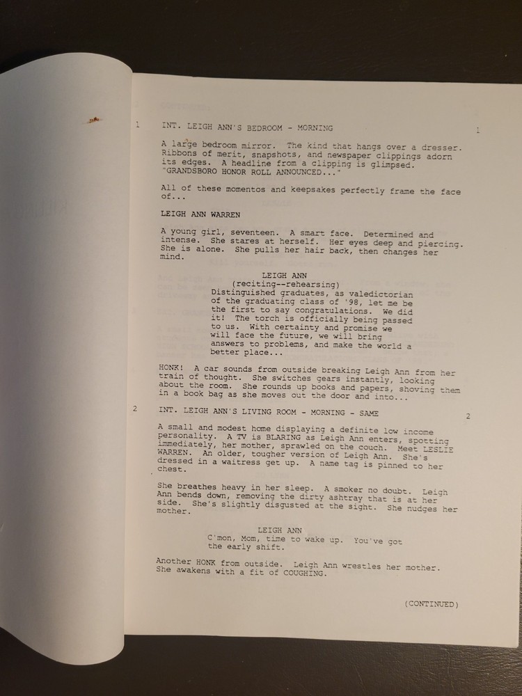 RARE Original 1998 Script Killing Mrs. Tingle - Early Draft Kevin Williamson