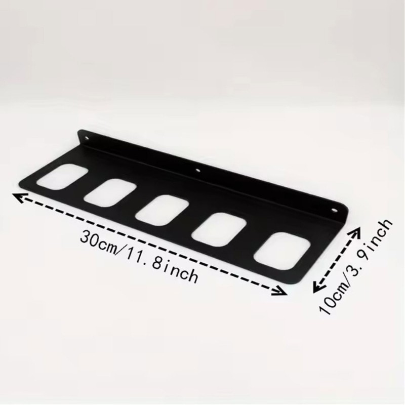 Garage Workshop Wall Mount Tool Rack Organizer Heavy Duty Steel Construction