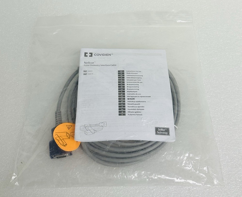 Covidien Nellcor Patient Interface Cable REF DOC4 / DOC10