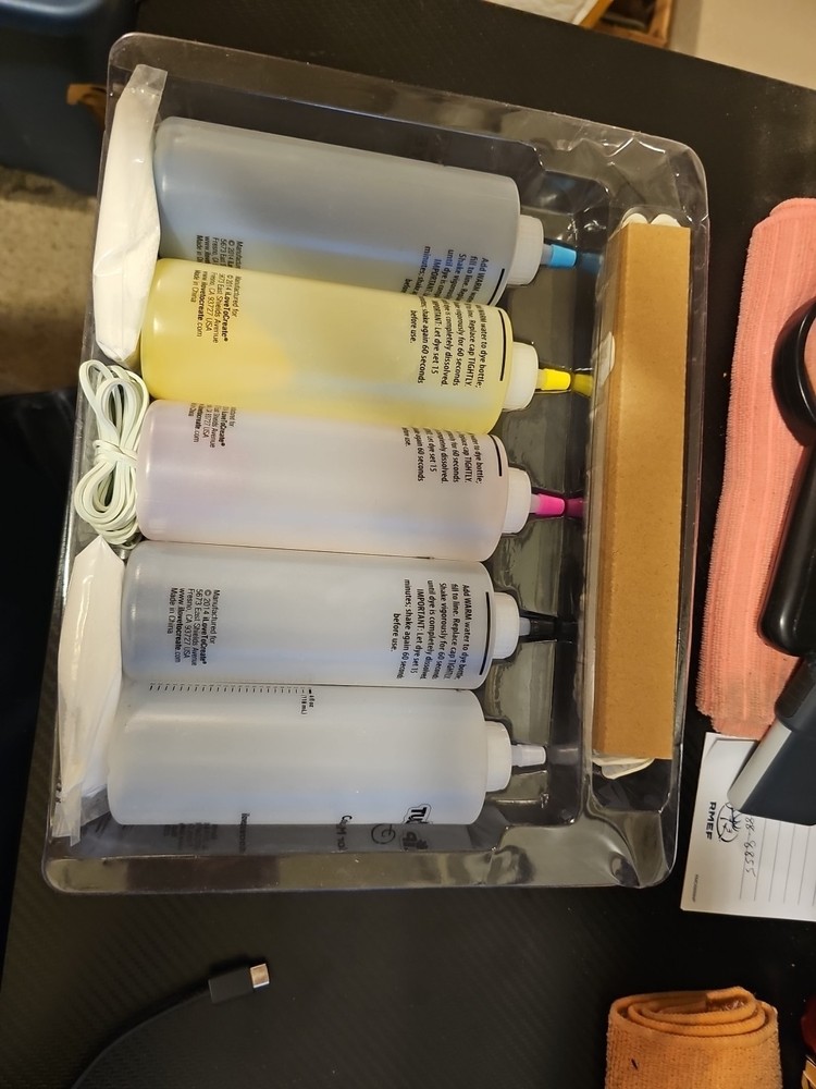 tie dye kit open box