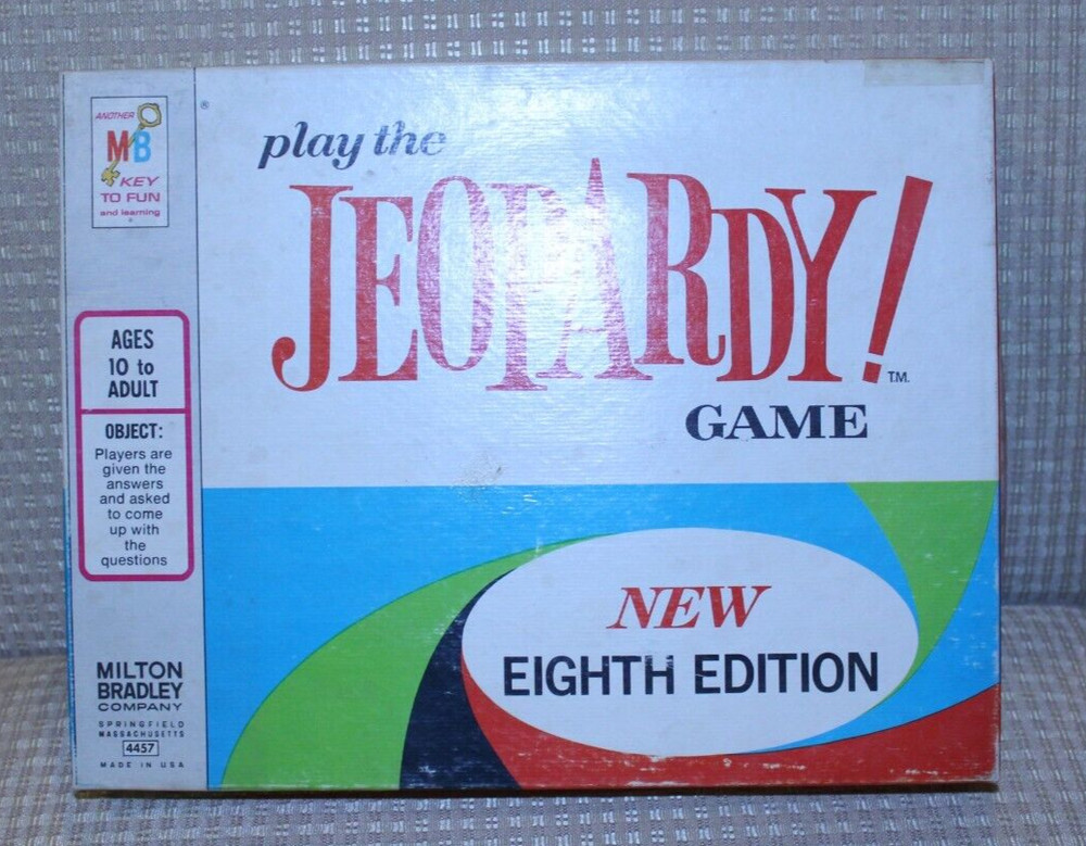 Jeopardy Eighth Edition (1964) Complete - Excellent Condition
