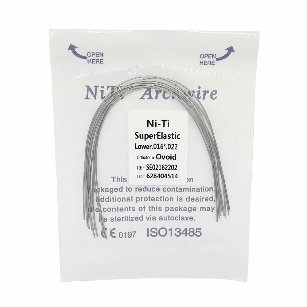10 Pack Dental Ortho Super Elastic Niti Arch Wire Rectangular Nature/Oval/Square