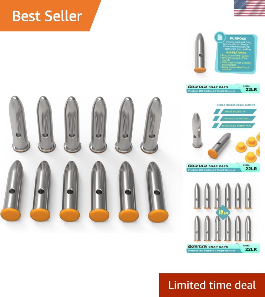 High-Visibility Snap Caps Training Dummy Rounds for Invaluable Skill Development