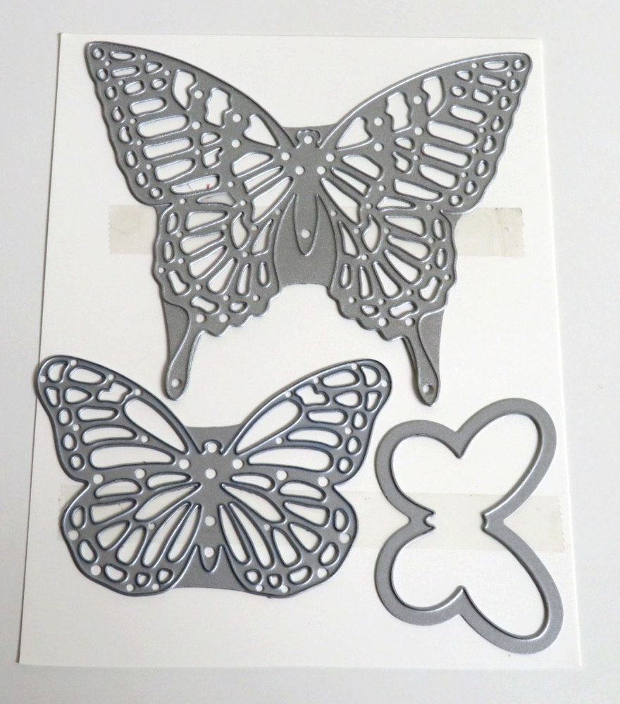 Stampin' Up BUTTERFLIES THINLITS DIES 3pc Set #137360 ALL OCCASION BUTTERFLY