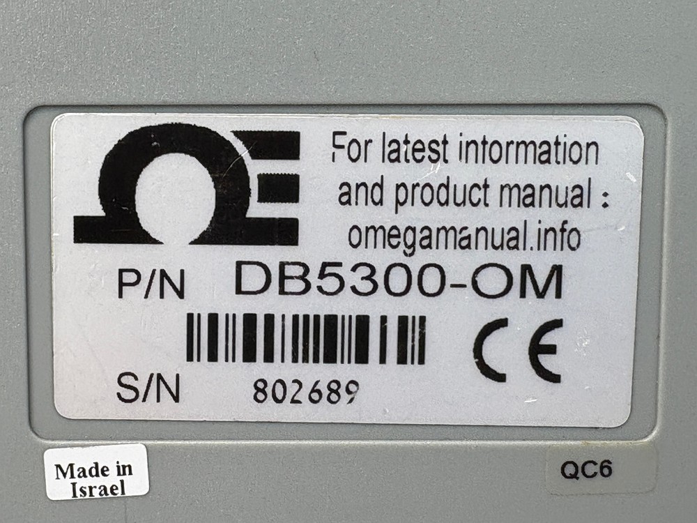 Pre Owned | Omega DB5300-OM / OM-DAQPRO-5300 8-Channel Handheld Data Logger Only