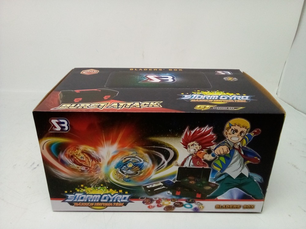 BURST ATTACK BLADERS BOX STORM GYRO-DAZZLE DETONATION MISSING-LAUNCHER GRIP/LOG