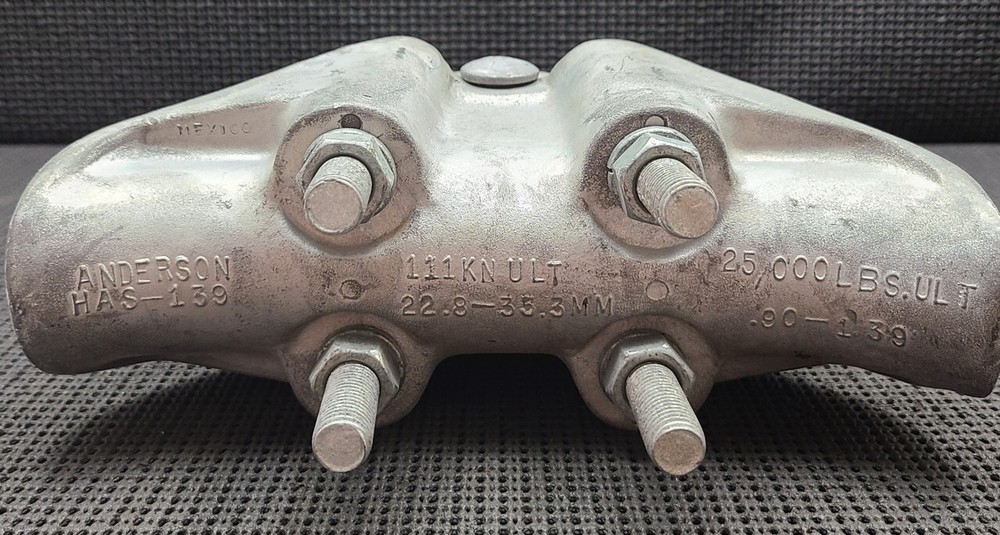 HUBBELL ANDERSON HAS139S CLAMP SUSPENSION AL 52-5 SOCKET