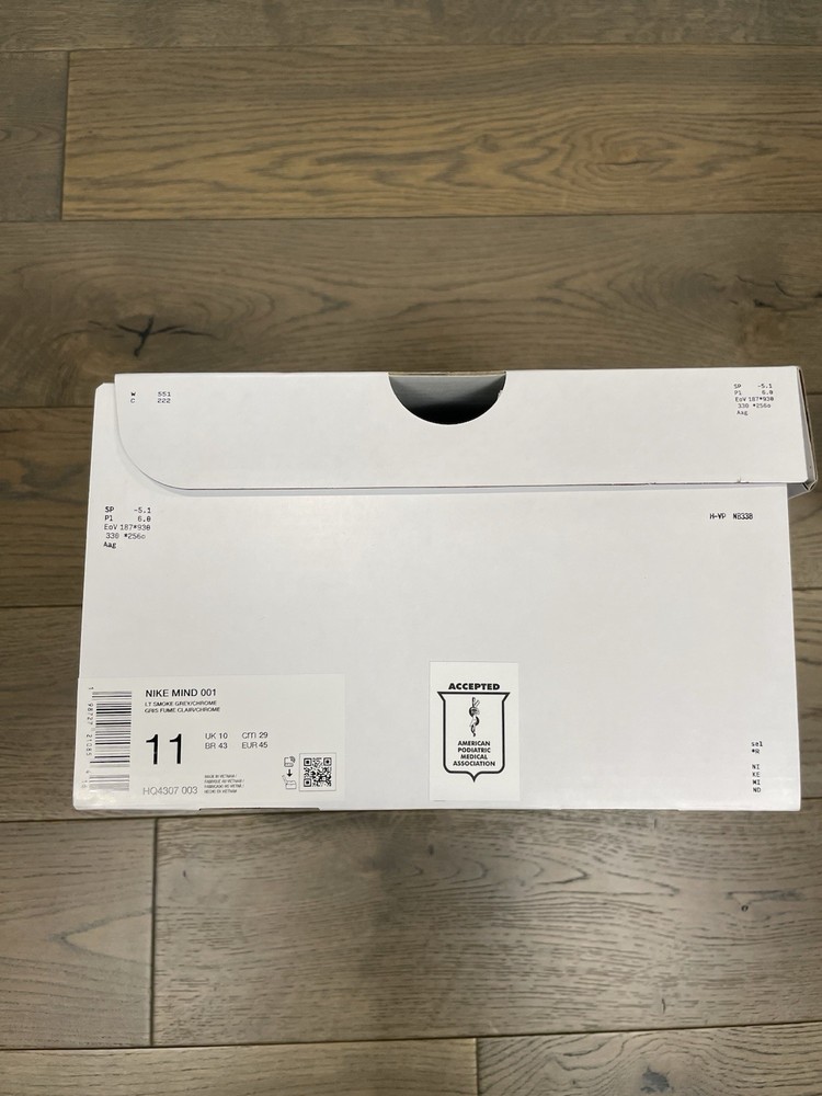 Nike Mind 001 Slide Light Smoke Grey - Size 11M (BRAND NEW)