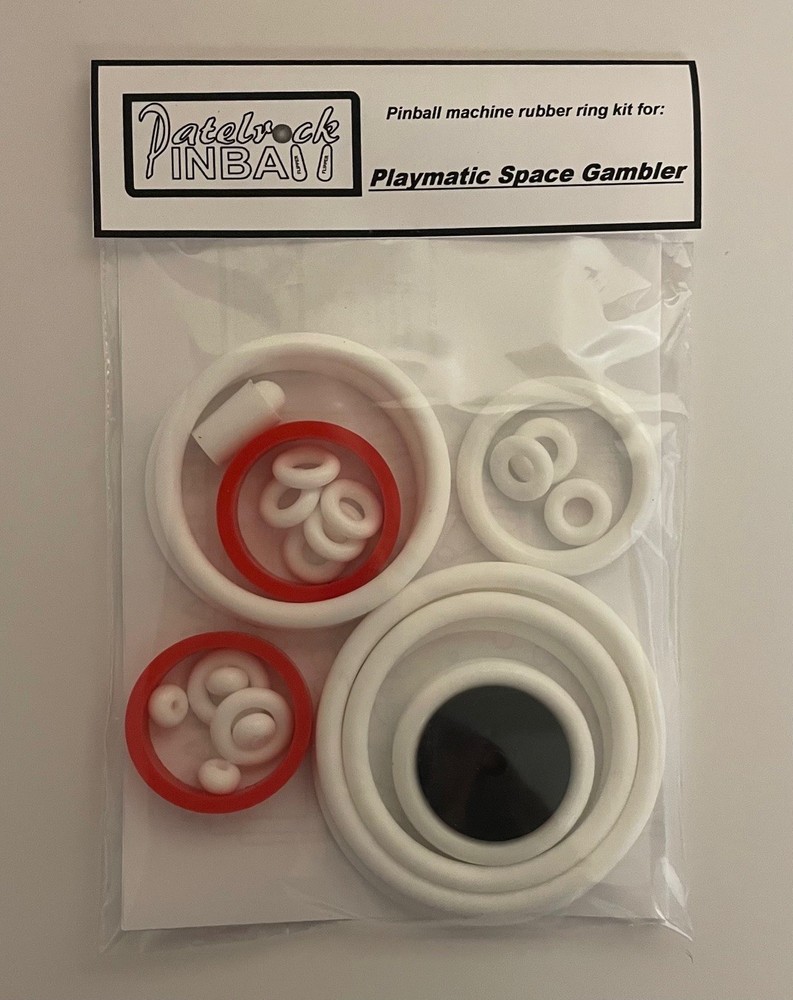 1978 Playmatic Space Gambler Pinball Machine Rubber Ring Kit