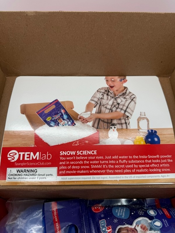 Spangler Science Club STEM Lab Snow Science New Open Box