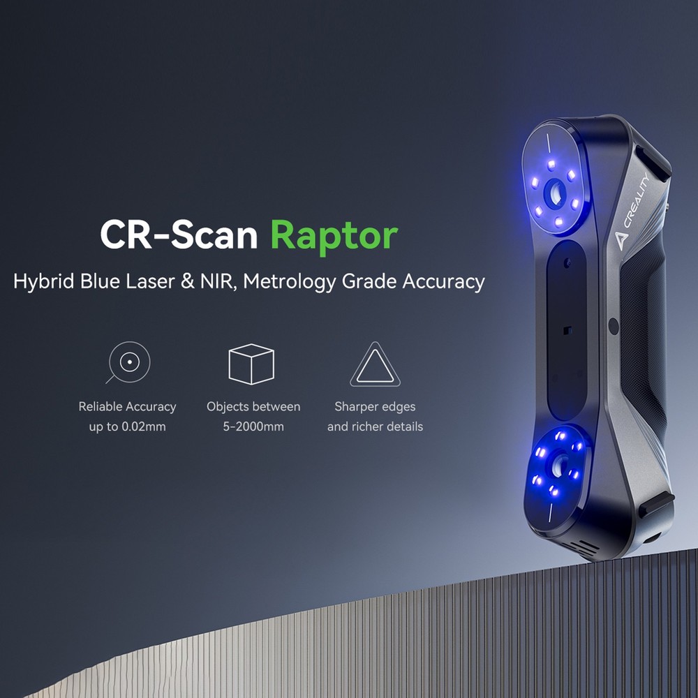 CR-Scan 3D Scanner High Precision Blue NIR Consumer Scanner