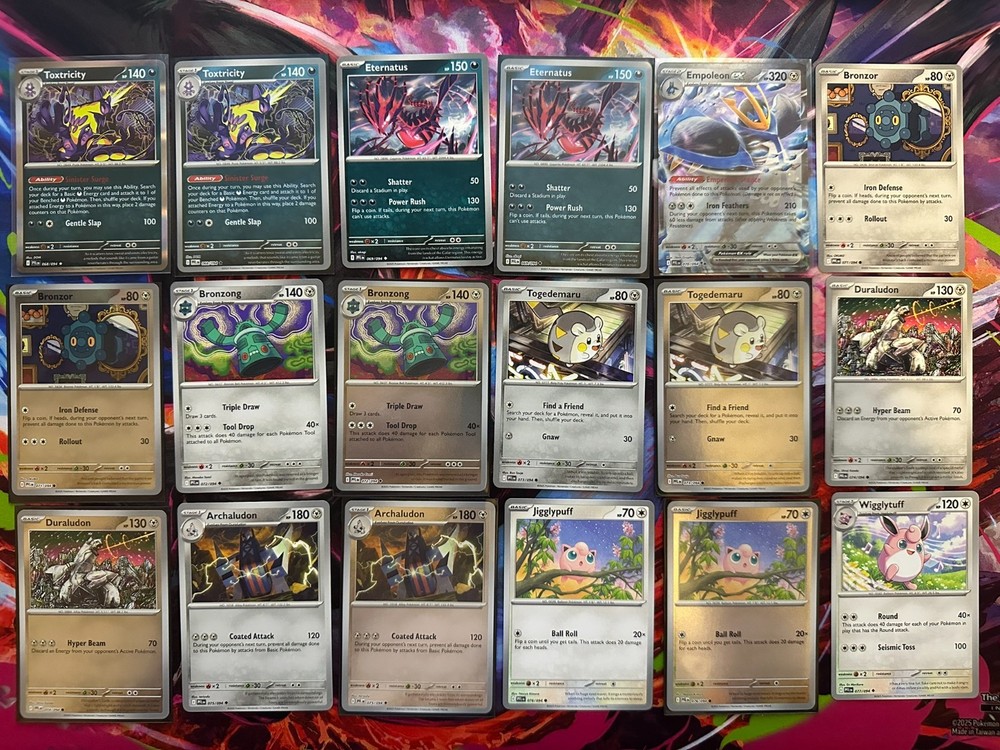 Pokemon Phantasmal Flames Complete Base Set C, U, R, EX Reverse holo 178 cards