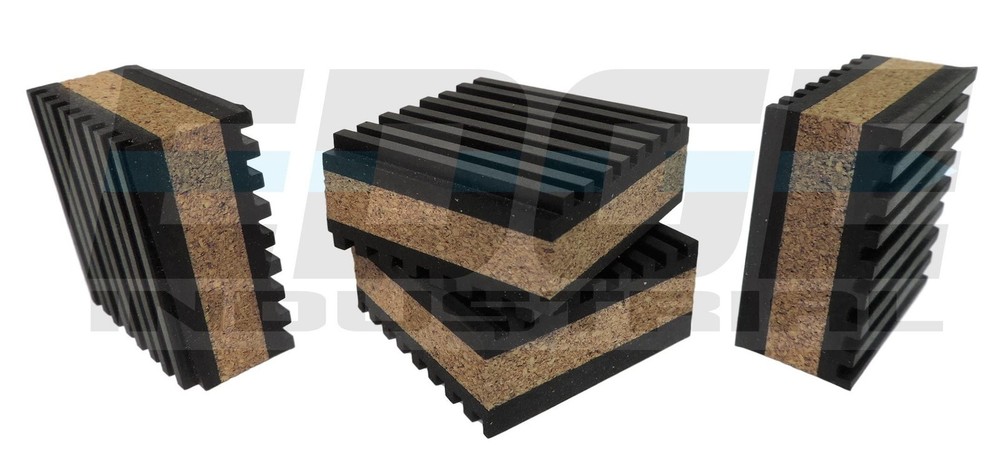 4 Pack Anti Vibration Rubber and Cork Pads