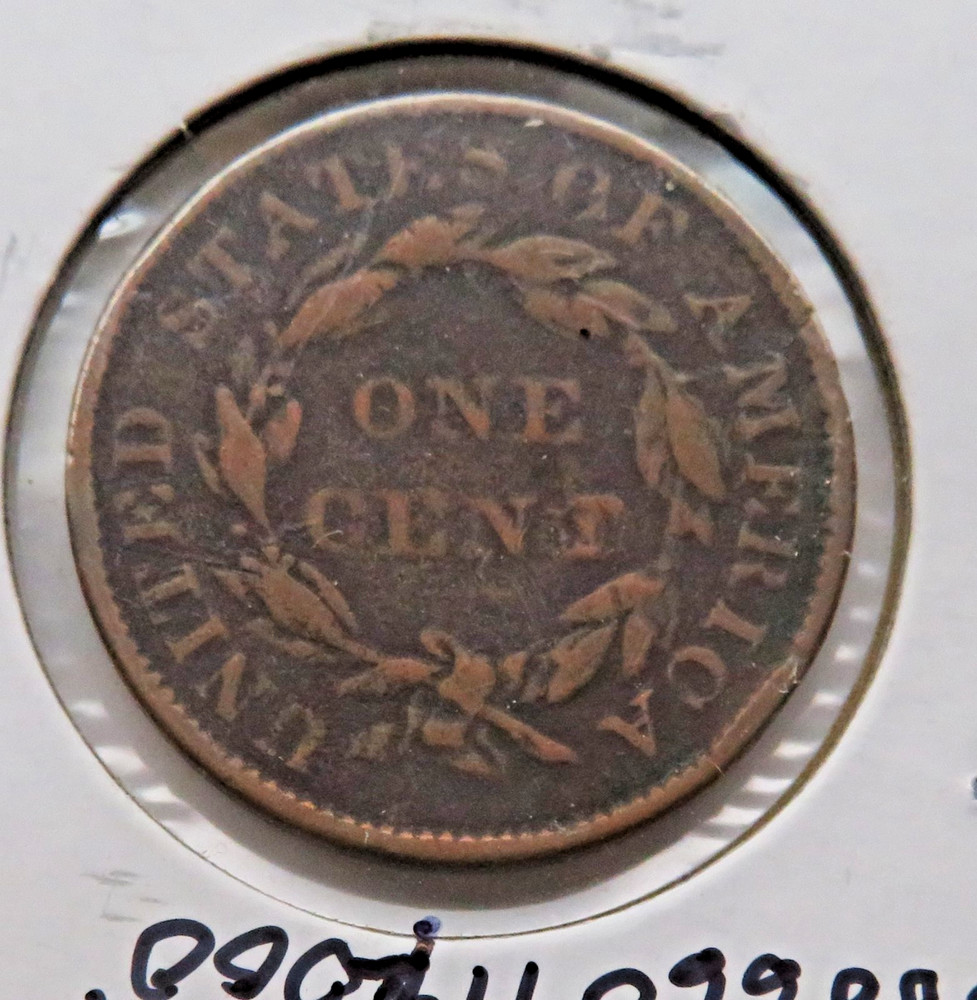 1836 Large Cent Nice Coin
