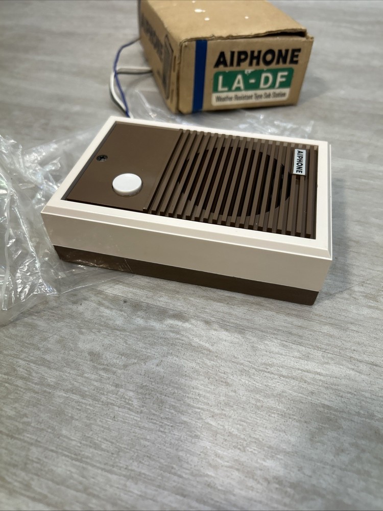 Aiphone LA-DF AUDIO INTERCOM SUBSTATION SYSTEM WEATHER RESISTANT WHITE BROWN