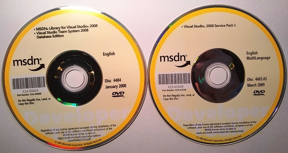 Microsoft Visual Studio Team System 2008 Database Edition w/ MSDN Library & SP1