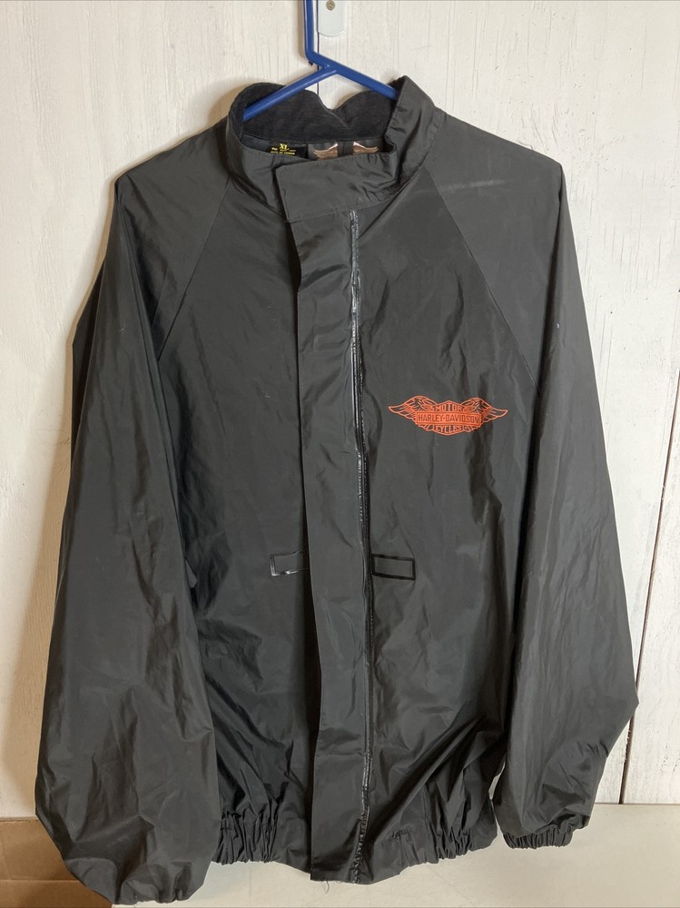 Authentic￼ Harley Davidson PVC Rain Suit Extra Large Jacket XL