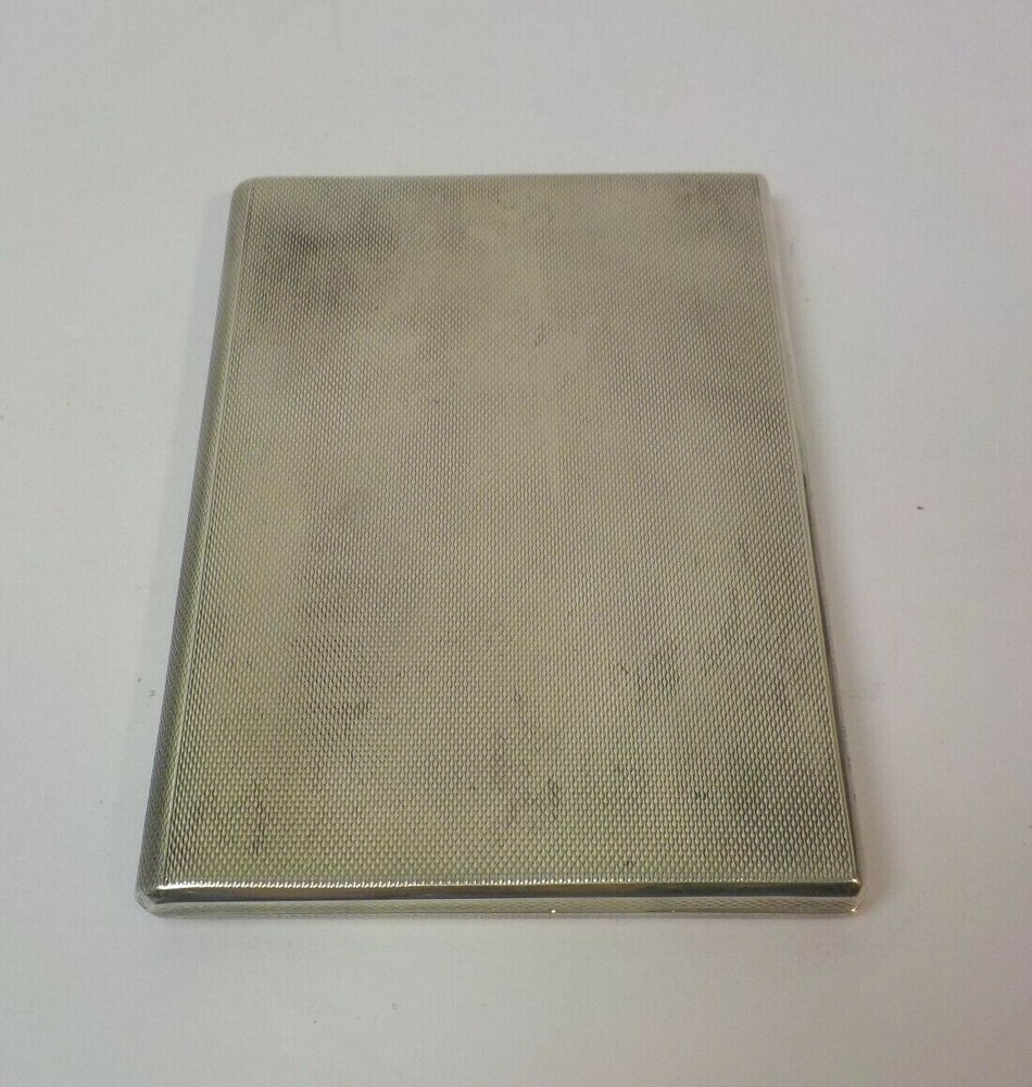 Goldsmiths & Silversmiths English Sterling Silver Cigarette Case, c. 1949