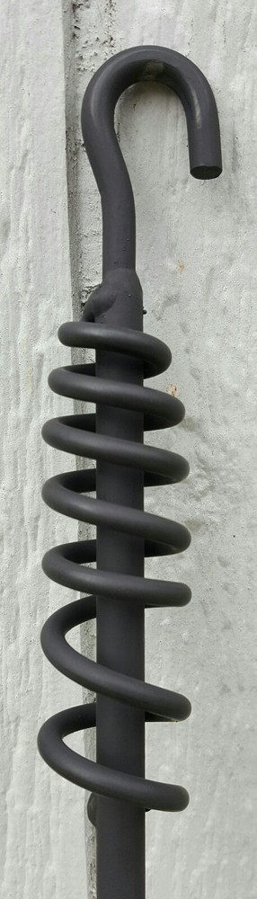 BBQ/Fire Box Round Ash/Coal Rake 18", 27" or 36", Custom Made by a Blacksmith